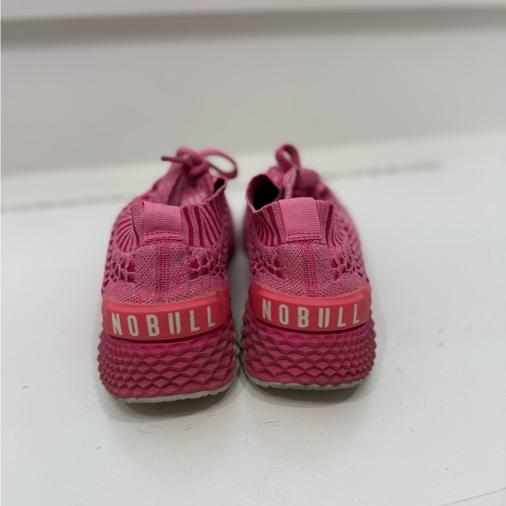 NOBULL Kids Pink Knit Slip-On Sneakers